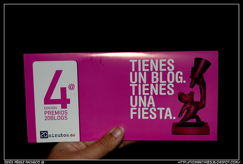 Fotorreportaje premios 20 Blogs 2009