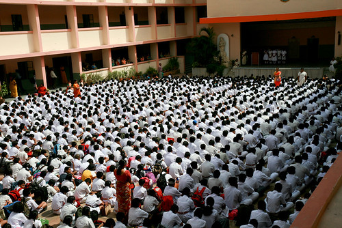 Assembly time for the school by Bindaas Madhavi, on Flickr