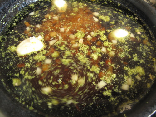 Yakitori sauce in the making