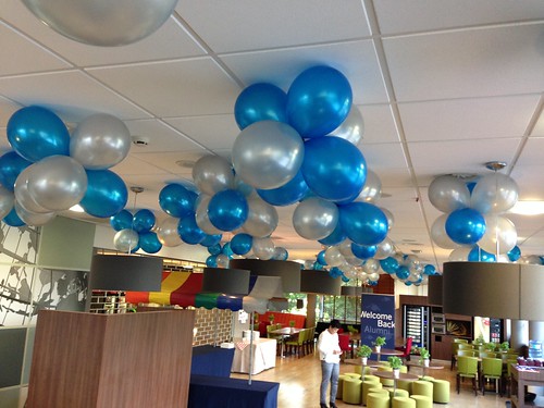Heliumballonnen Erasmus Universiteit Kralingen Rotterdam