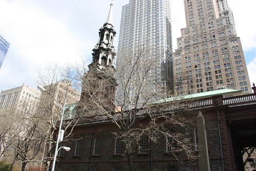 St Paul's Church which managed to survive 9/11