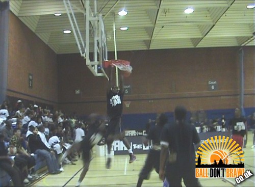 Robert Gilchrist catches the lob 