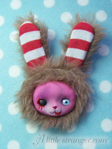 New to the shop: Zombie Bunny Brooch