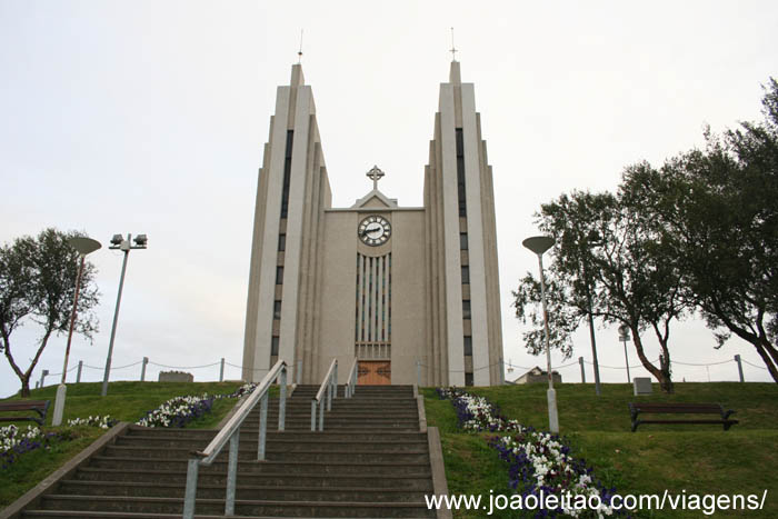 Igreja de Akureyri Islândia