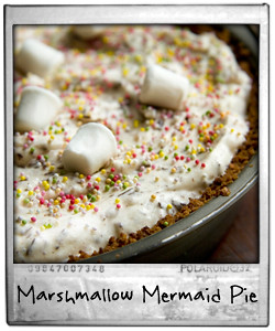 Marshmallow Mermaid Pie
