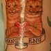 Finished   Conjoined Chang & Eng tattoo