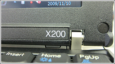 ThinkPad X200は鞄にざっくり入れても大丈夫