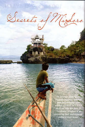 Secrets of Mindoro text and photography by Ferdz Decena