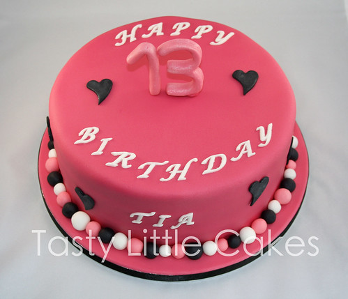 cakes for girls 13th birthday