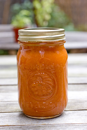 Sriracha in jar