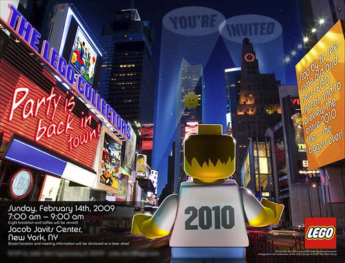 LEGO Toy Fair 2010 Invitation