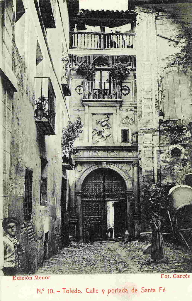 Convento de Santa Fe a comienzos del Siglo XX. Foto Garcés