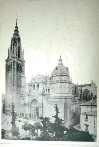 Catedral de Toledo a inicios del siglo XX.