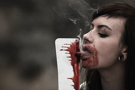 carina & knife: lick smoke