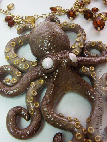 Finished Octopus necklace