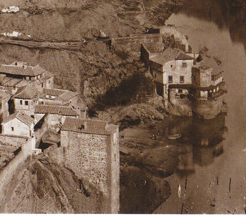 Torre del Hierro de Toledo en 1872. Foto Jean Laurent (detalle). Archivo Ruiz Vernacci