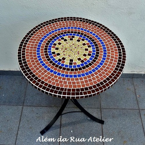 tampo de mesa de mosaico