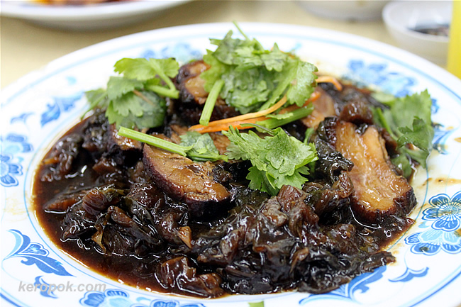 Hainanese Mei Cai with Braised Pork