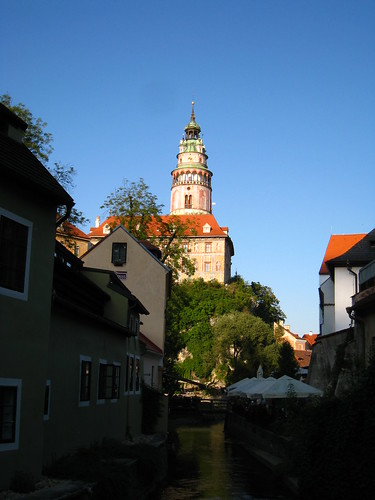 Český Krumlov彩繪塔