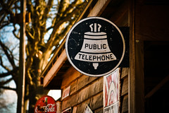 Public Telephone Sign