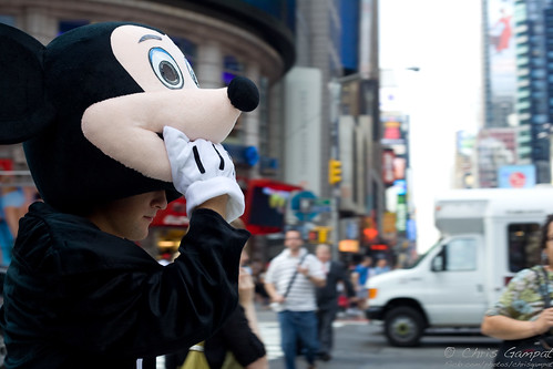 Mickey in Times Square