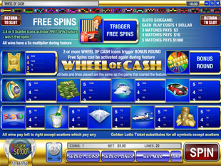 free Wheel of Cash slot mini symbol
