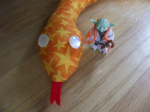 Yoda and his snake