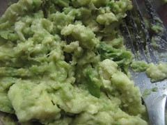 Mashed avocado