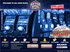 All Star Slots Casino Lobby