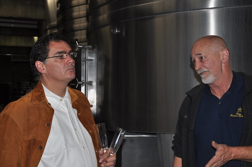 Mike: Let me explain about the fermentation. Andy: Conveyer belts....