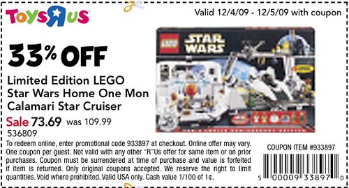 TRU Coupon 33% off Home One