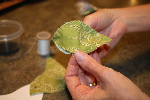 Fabric Bird - stitching