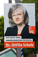 Bochum: Wahlkampf 2009 (Ottilie Scholz, SPD)