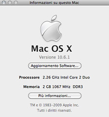 Informazioni su MacBook late 2009