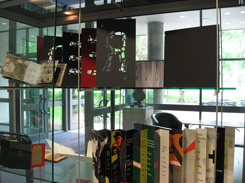 assorted books on display – foyer • <a style="font-size:0.8em;" href="http://www.flickr.com/photos/61714195@N00/3726950526/" target="_blank">View on Flickr</a>