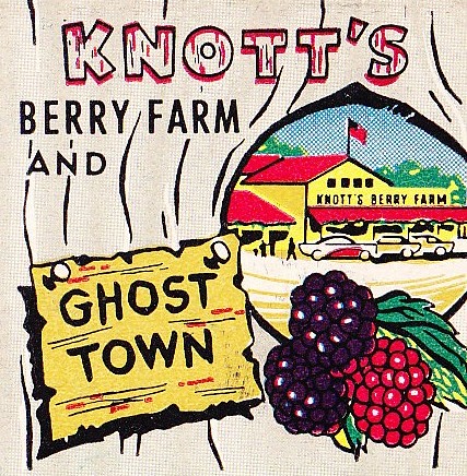 Knott's Berry Farm Matchcover 1950s