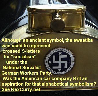 Krit Motor Car Company Detroit Michigan swastika