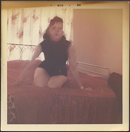 1964 vintage 1960s odd unusual blurry girl