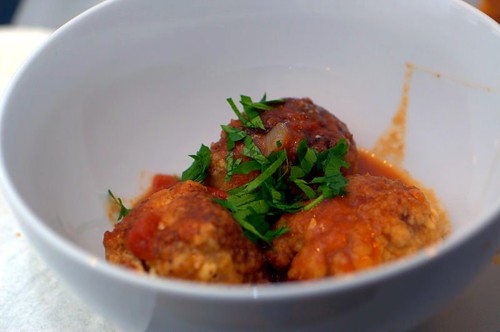 veal ricotta meatballs - take 2