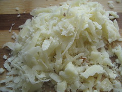 Grated Manchego cheese