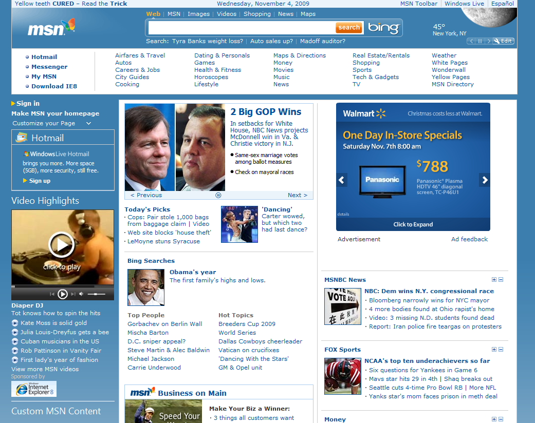 What you see in preview.msn.com is just a preview version. 
