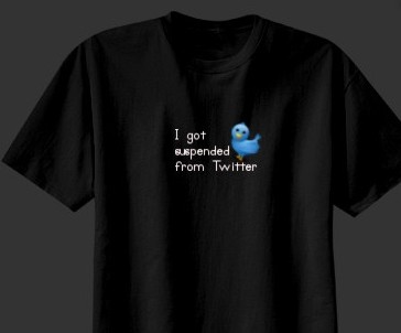 Twitter Suspension T shirt