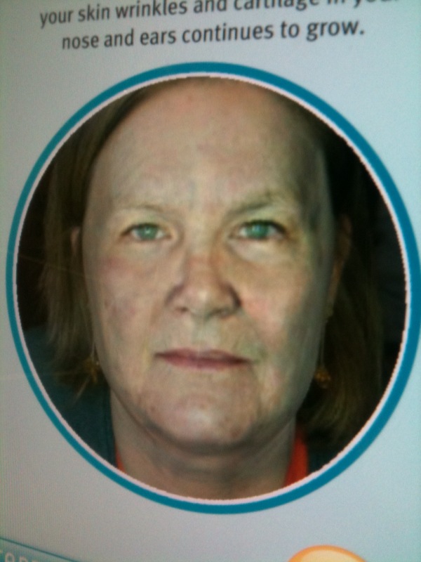 Here is me at age 70 according to the @DMNS aging machine. Looking much like my mother.