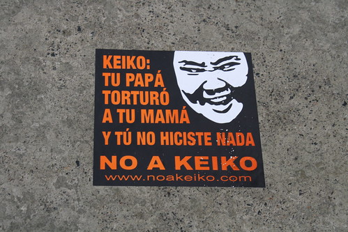 Flyer against Keiko Fujimori