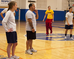 Anglų lietuvių žodynas. Žodis basketball clinic reiškia krepšinio klinika lietuviškai.