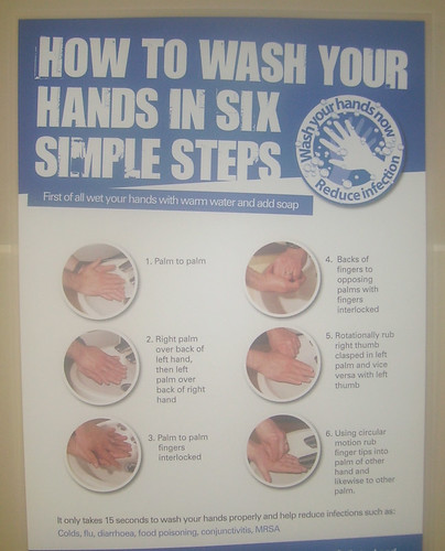 Hand Washing Instructions (flickr)