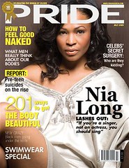 Nia Long Cover of July 2009 Pride Magazine