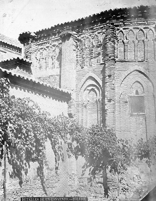 Ábside del Convento de Santa Fe en el siglo XIX. Foto de Casiano Alguacil. Ayuntamiento de Toledo