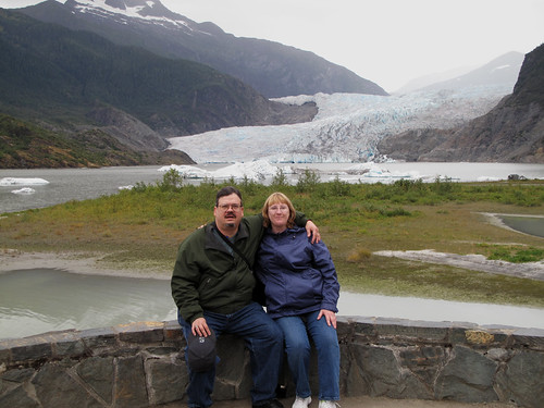 At Mendenhall Glacier
