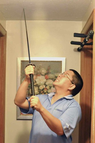 The problem with samurai swords for home defense